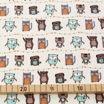 Jersey Stoffonkel Freunde für immer (10 cm)